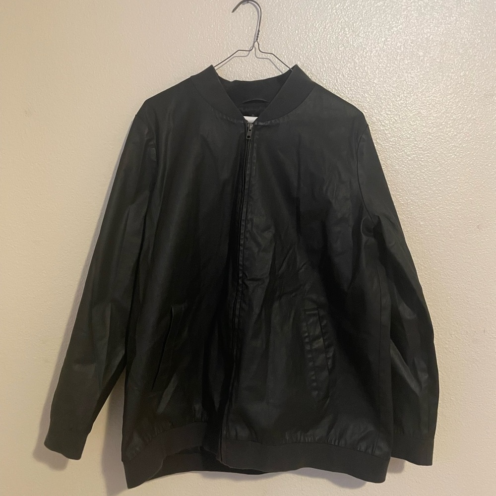 Eileen Fisher Black Bomber Jacket